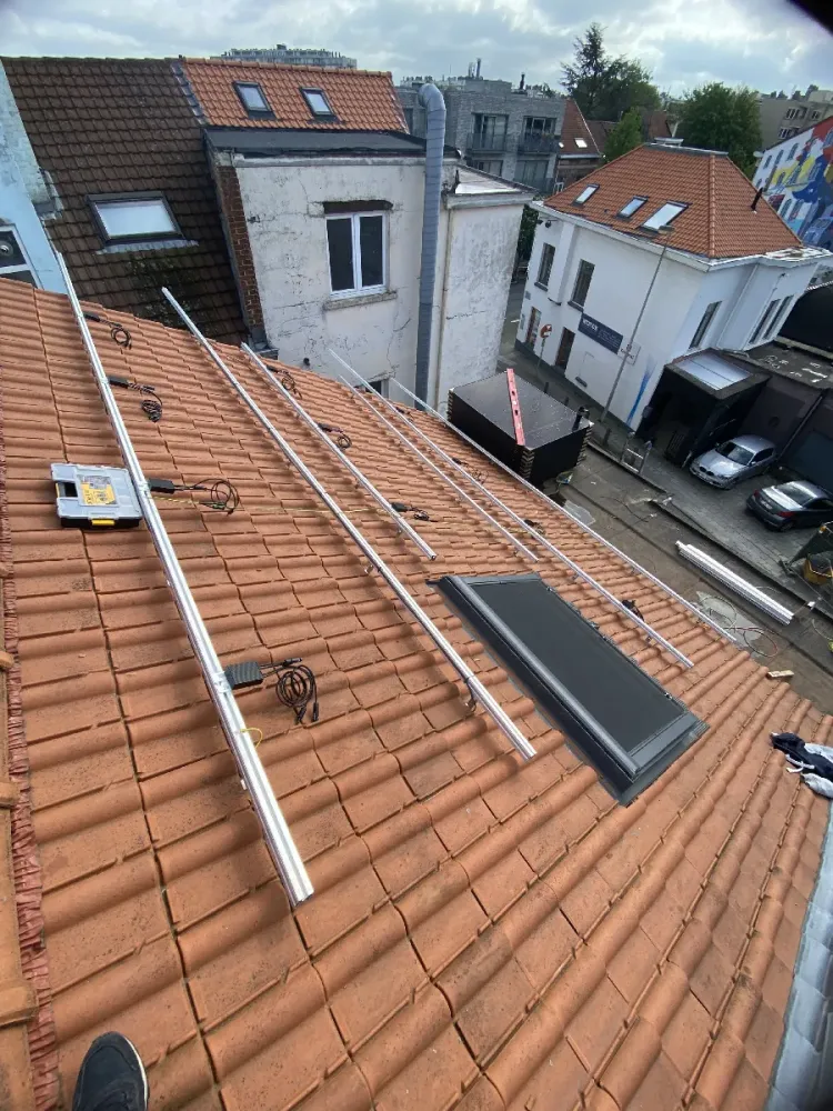pose de panneaux photovoltaïques