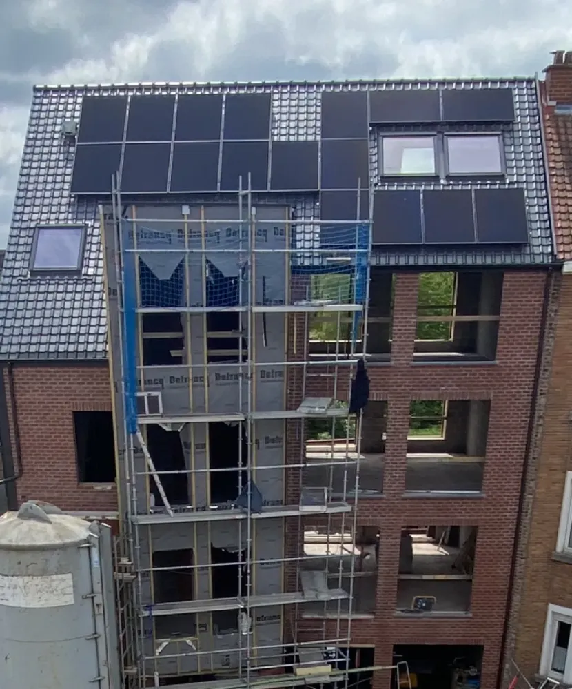 pose de panneaux photovoltaïques