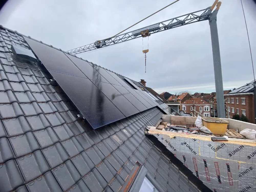 pose de panneaux photovoltaïques