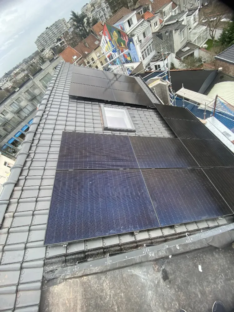 pose de panneaux photovoltaïques