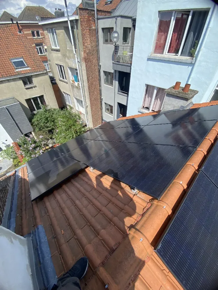 pose de panneaux photovoltaïques